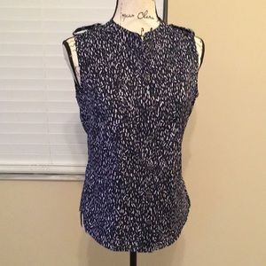 Banana Republic Navy Sleeveless Top